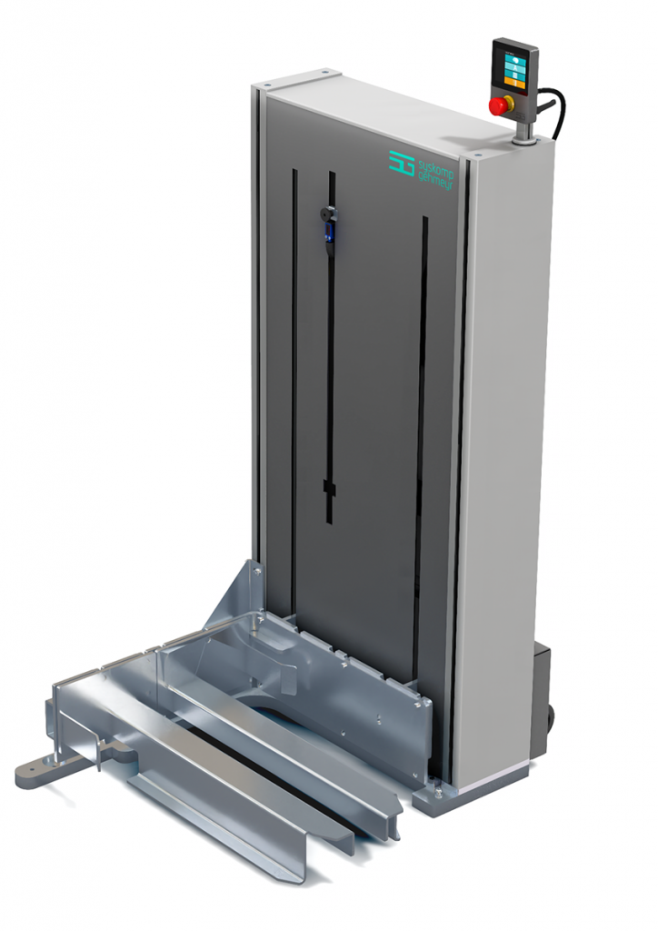 Zeigt den Lifter in der Seitenbeladung freigestellt